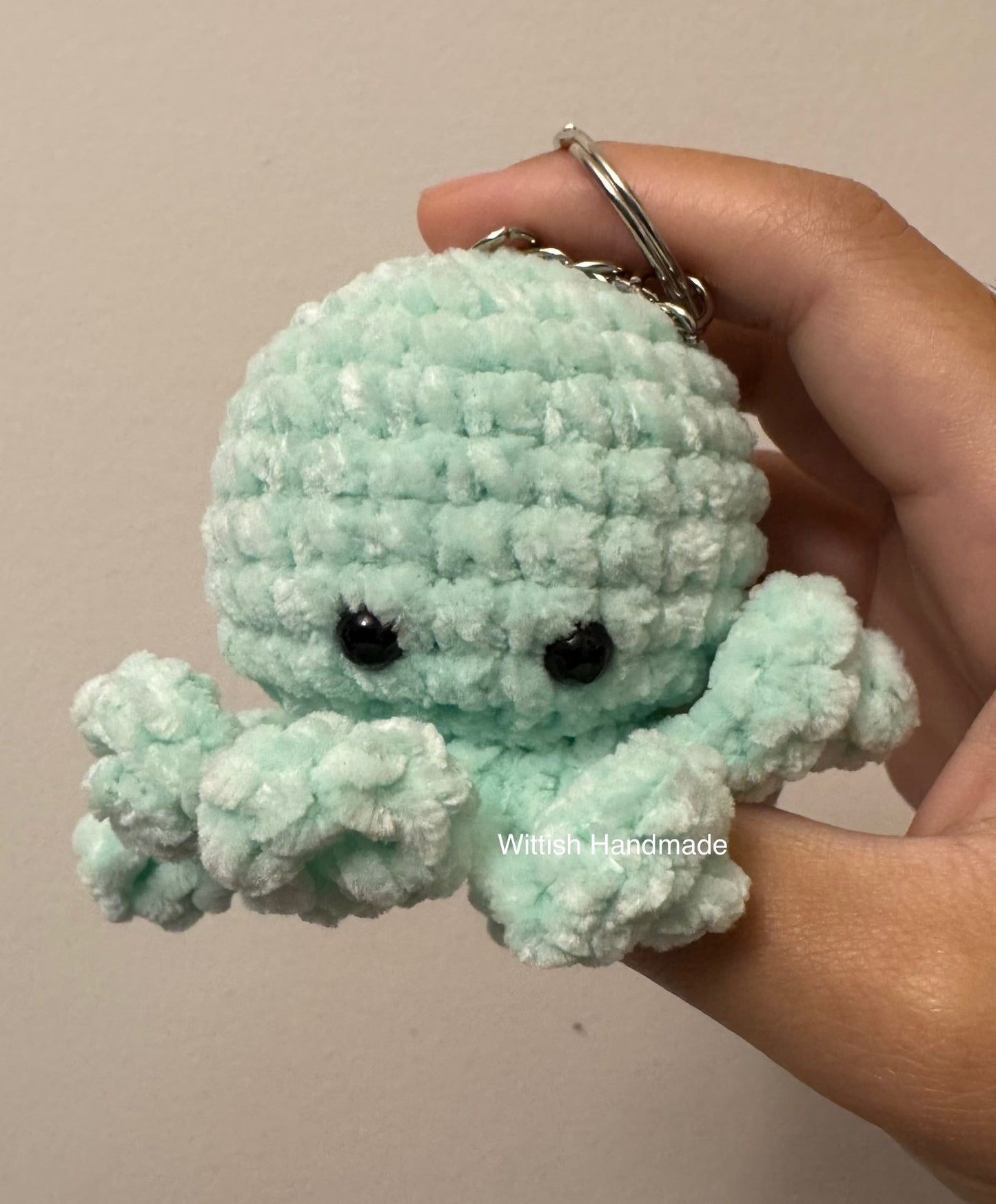 Crochet Octopus Keychain/Bag Charm (Click here to choose color)