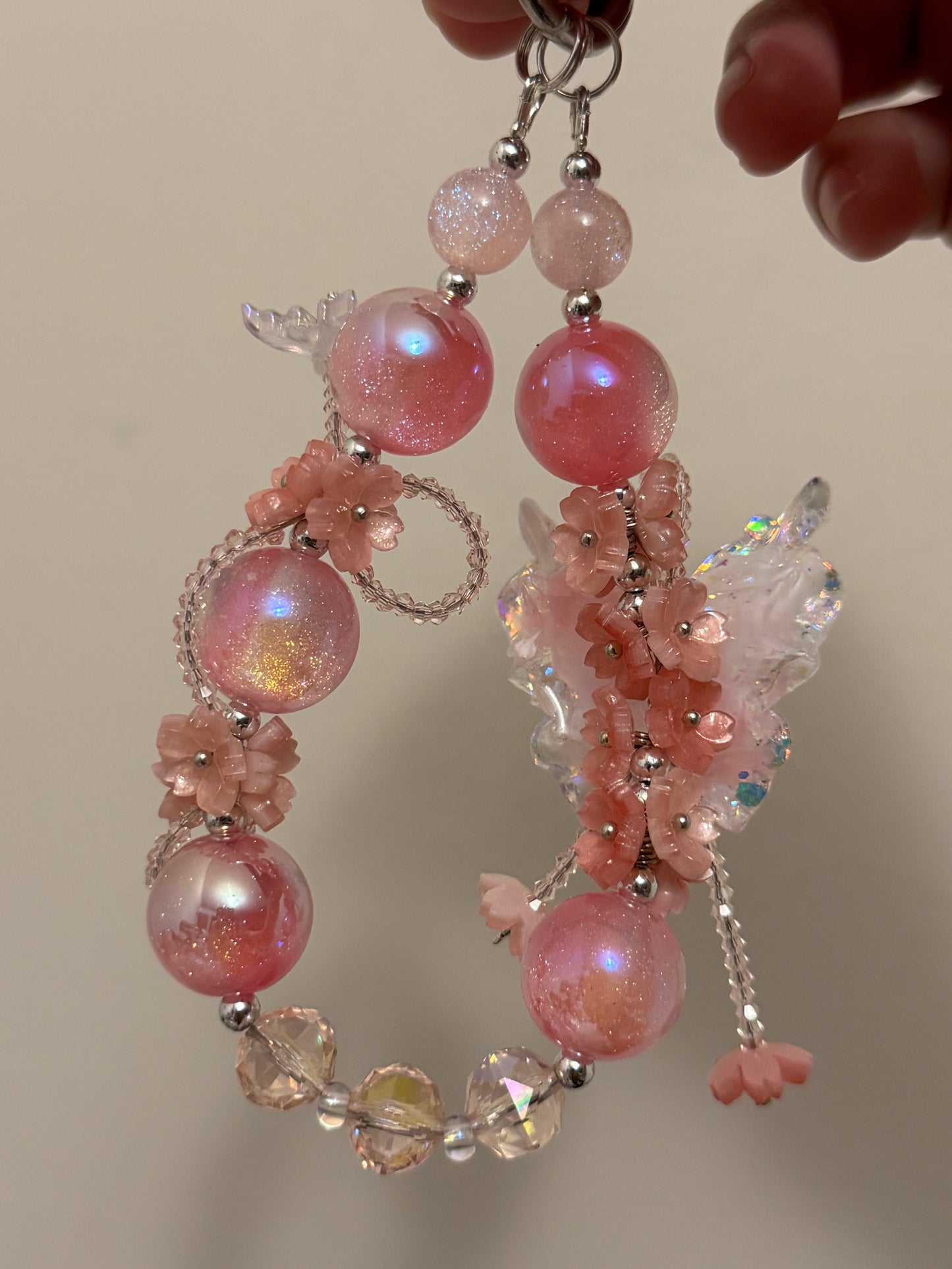 Pink Bag Charm