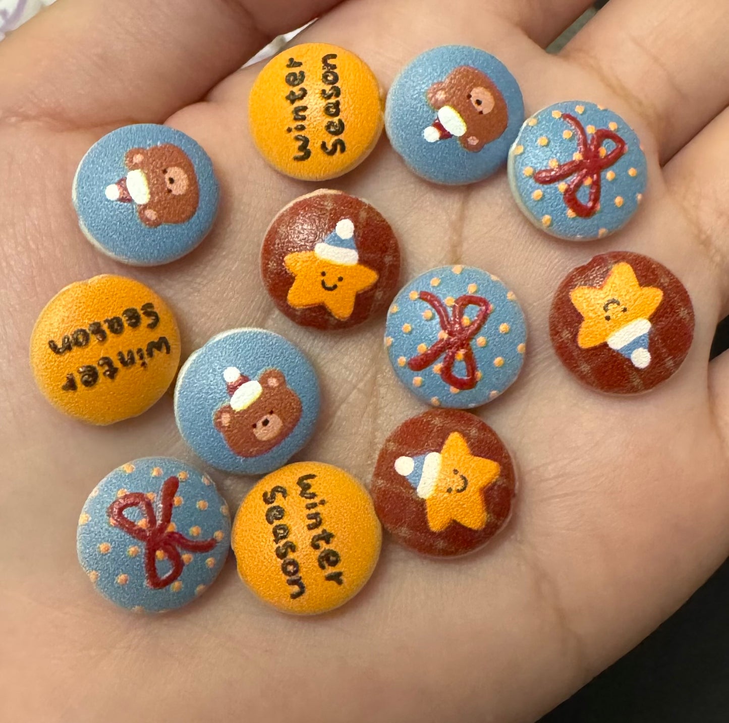 Winter Mix Beads (12pcs)