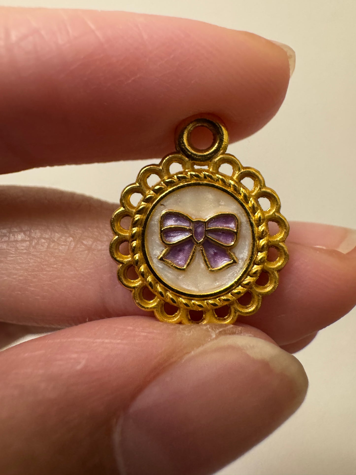 Bow Charm/Pendant (6pcs)