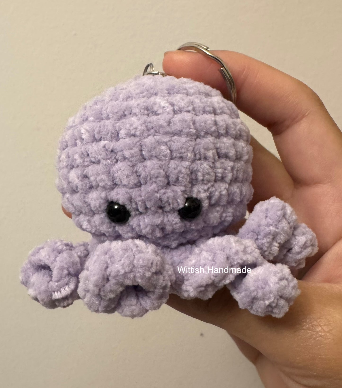 Crochet Octopus Keychain/Bag Charm (Click here to choose color)