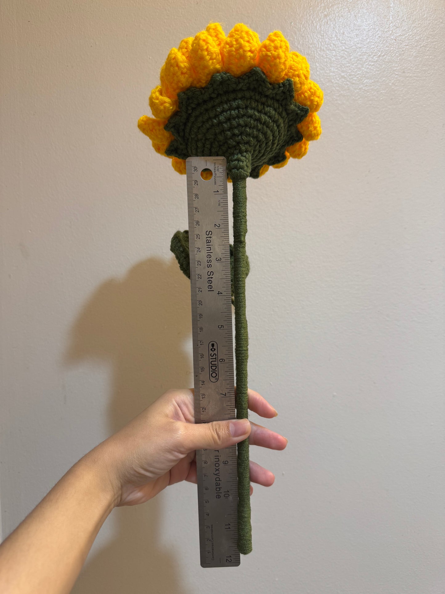 Crochet Sunflower || Price Per Piece || Description below (Click to choose size)
