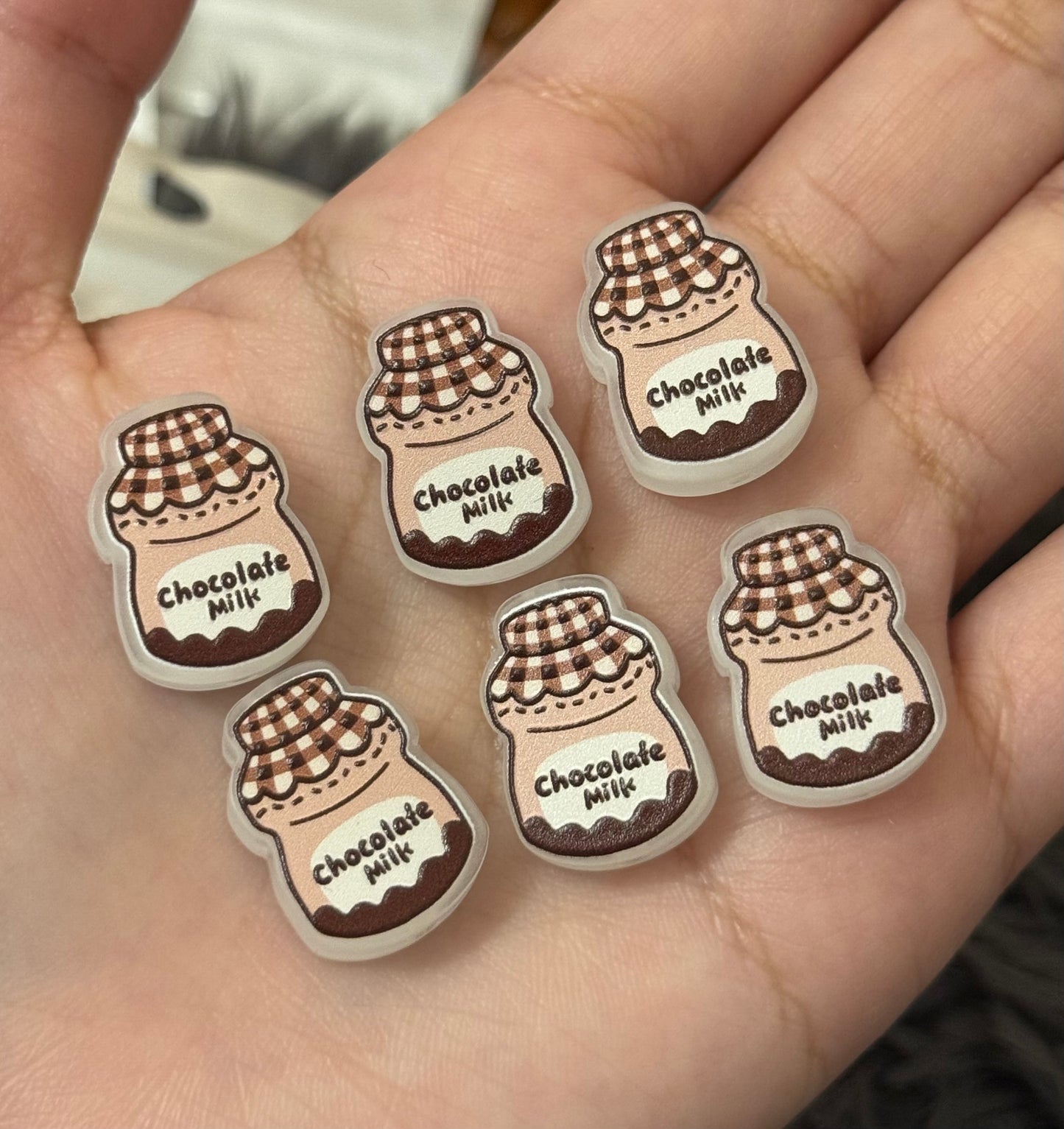 Chocomilk beads 6pcs