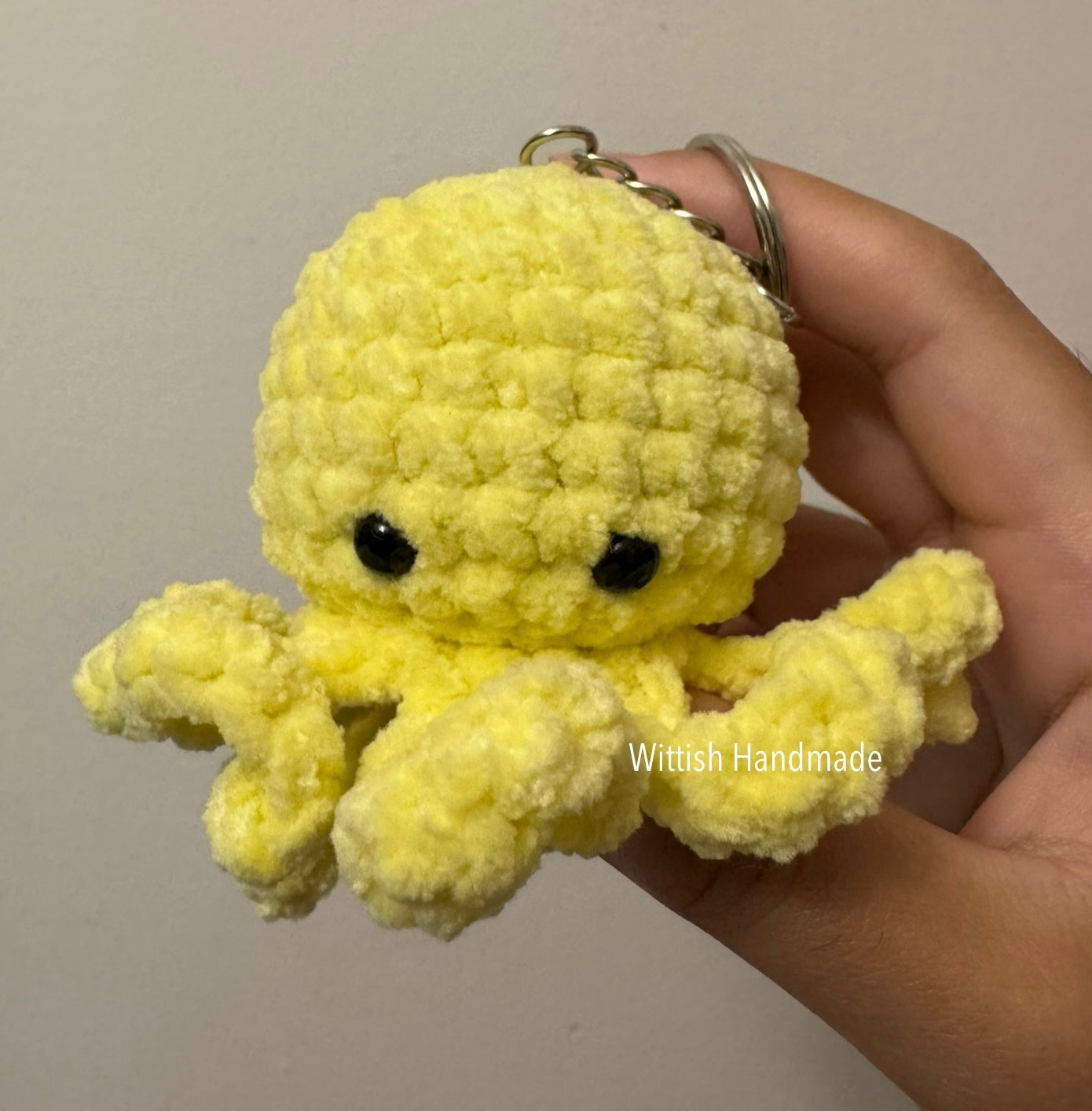 Crochet Octopus Keychain/Bag Charm (Click here to choose color)