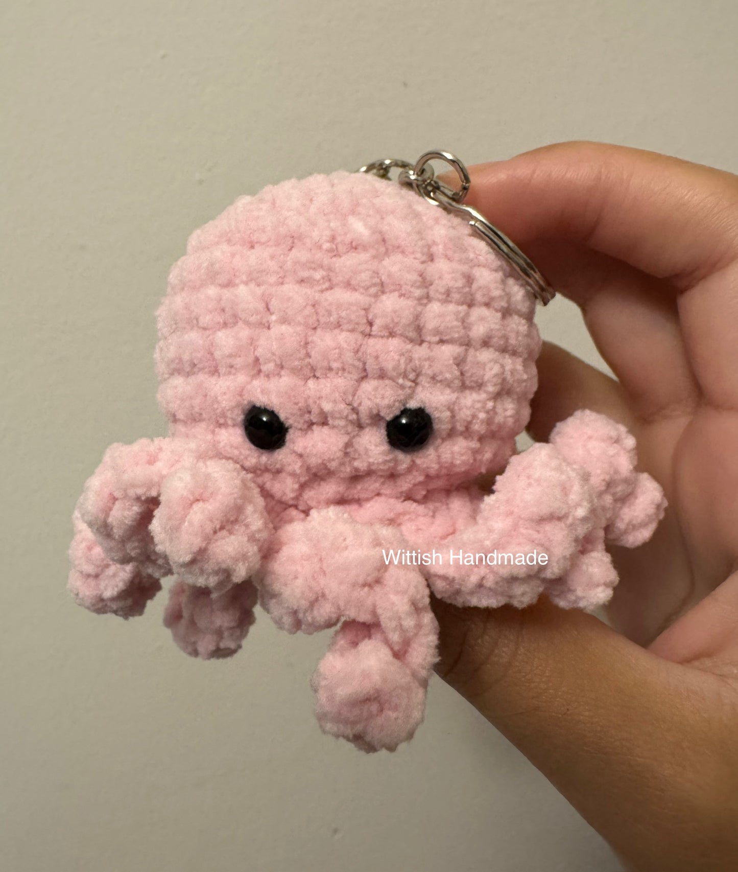 Crochet Octopus Keychain/Bag Charm (Click here to choose color)