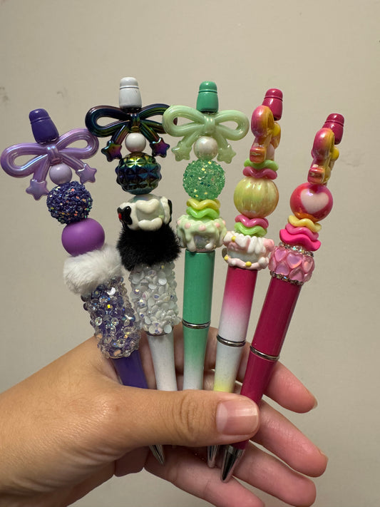 Bow beaded pens (Click here to choose design)