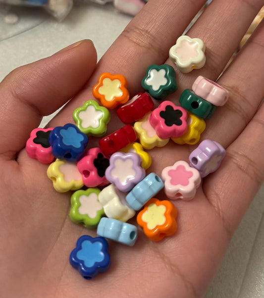 Flower beads (25pcs)