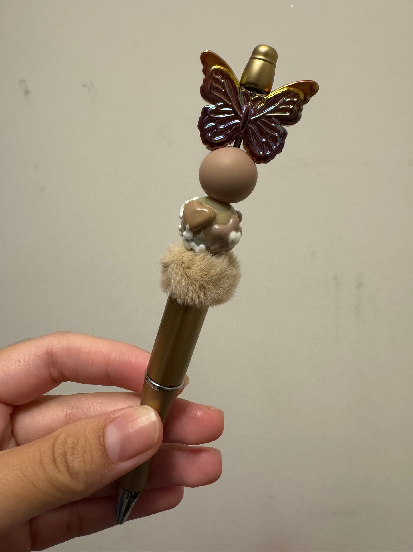 Butterfly beaded pens