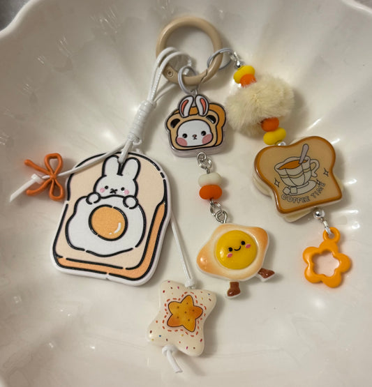 eggy bag charm