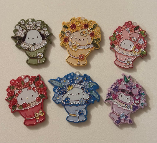 San Characters pendant/tags (6pcs)