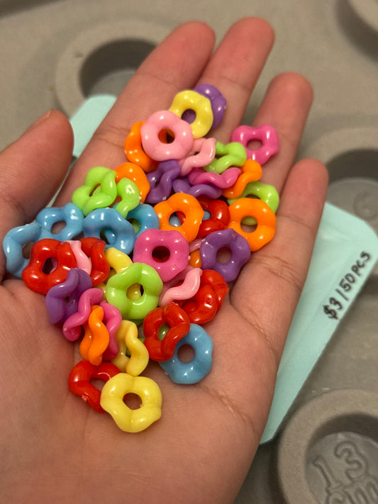 Wavy spacer beads(50pcs)