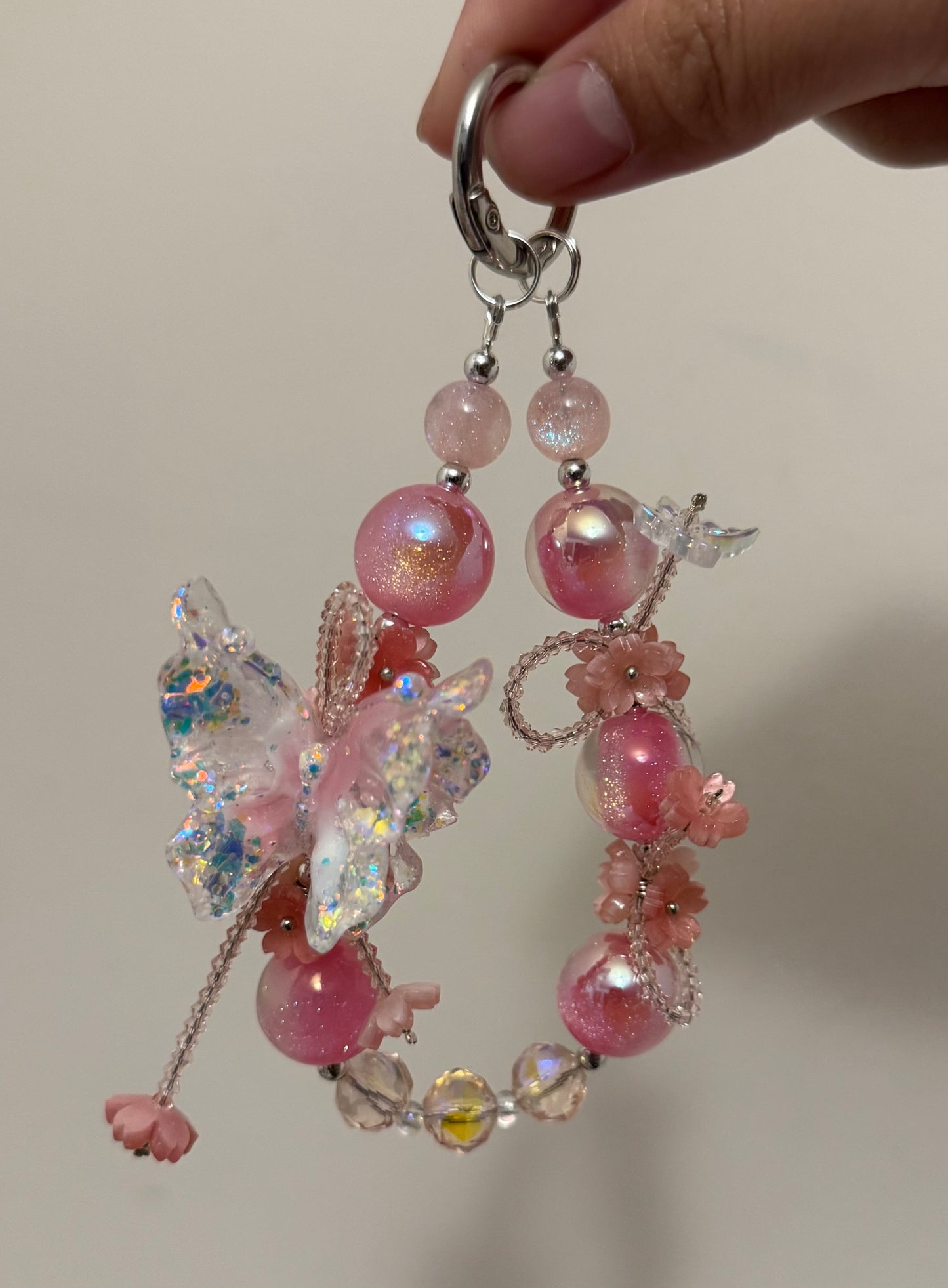 Pink Bag Charm