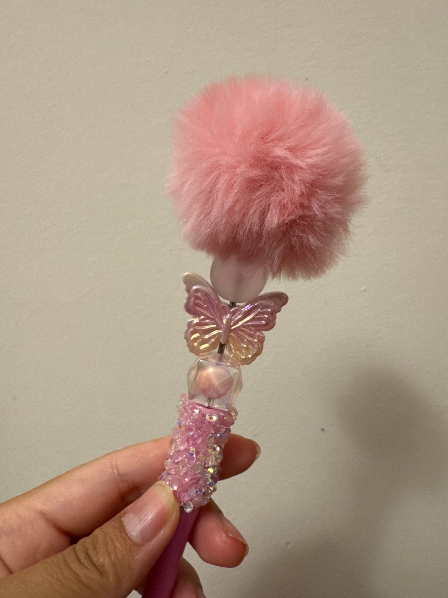 POMPOM AND BUTTERFLY PEN (Click here for more)