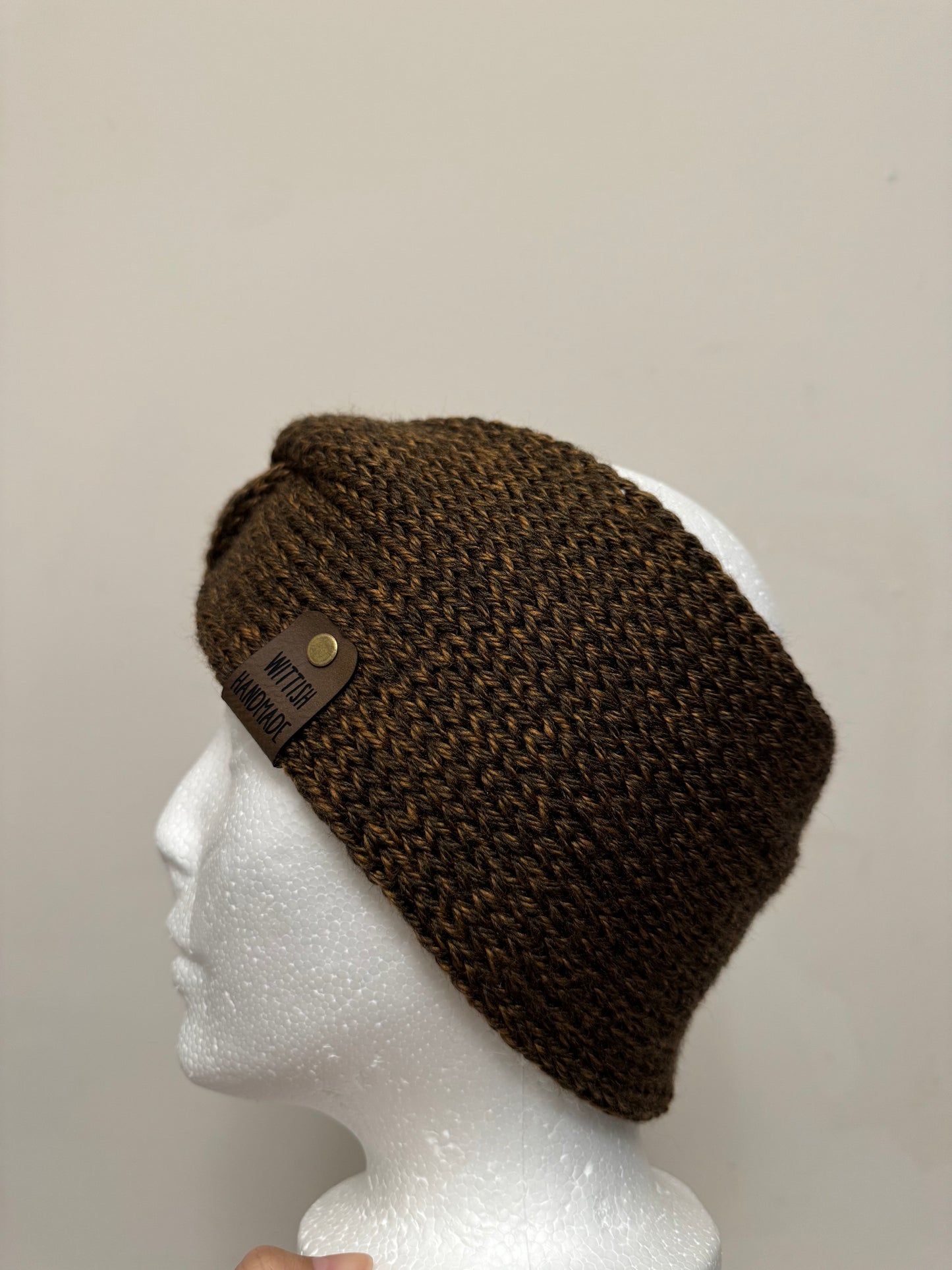 Knitted ear warmer