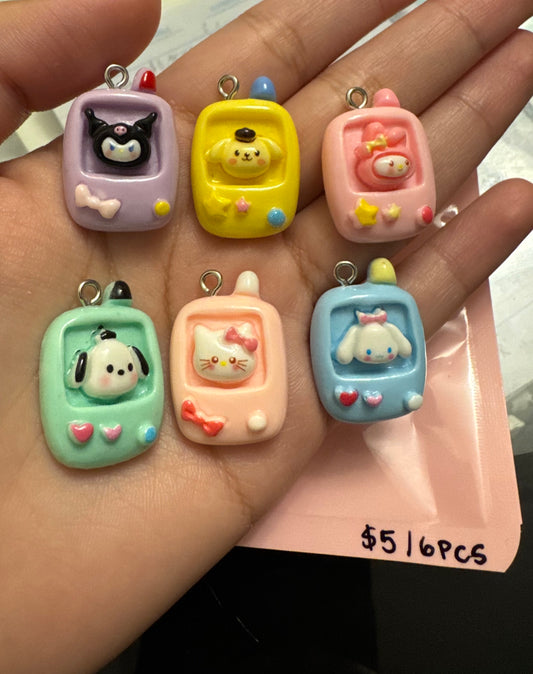 San Character Charm (6pcs)