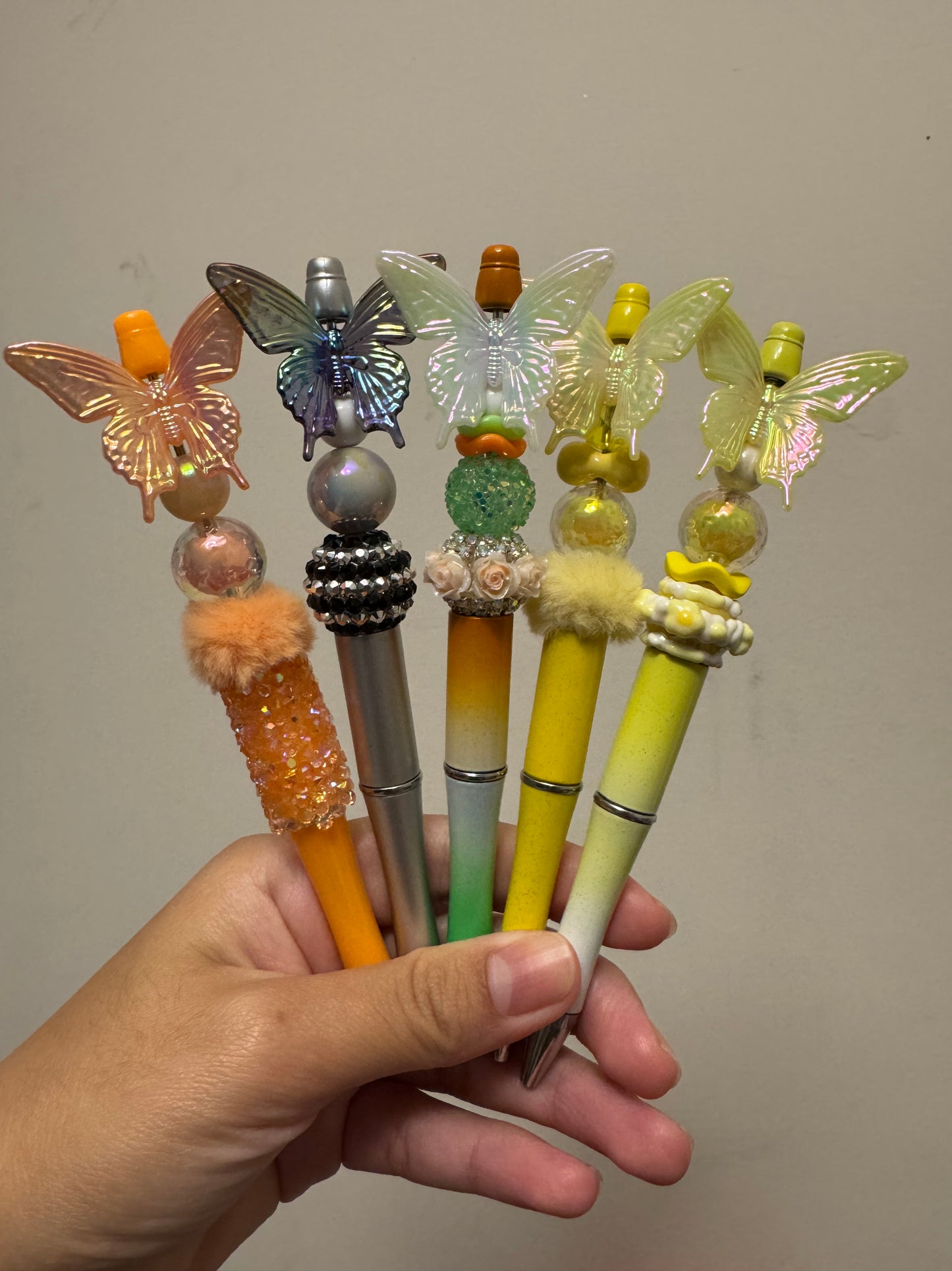 Butterfly Beaded Pens (Click here to choose design)