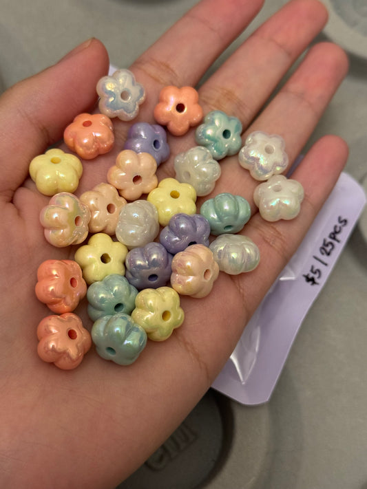 Flower beads (25 pcs)