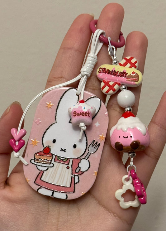 Pink Bag charm/keychain