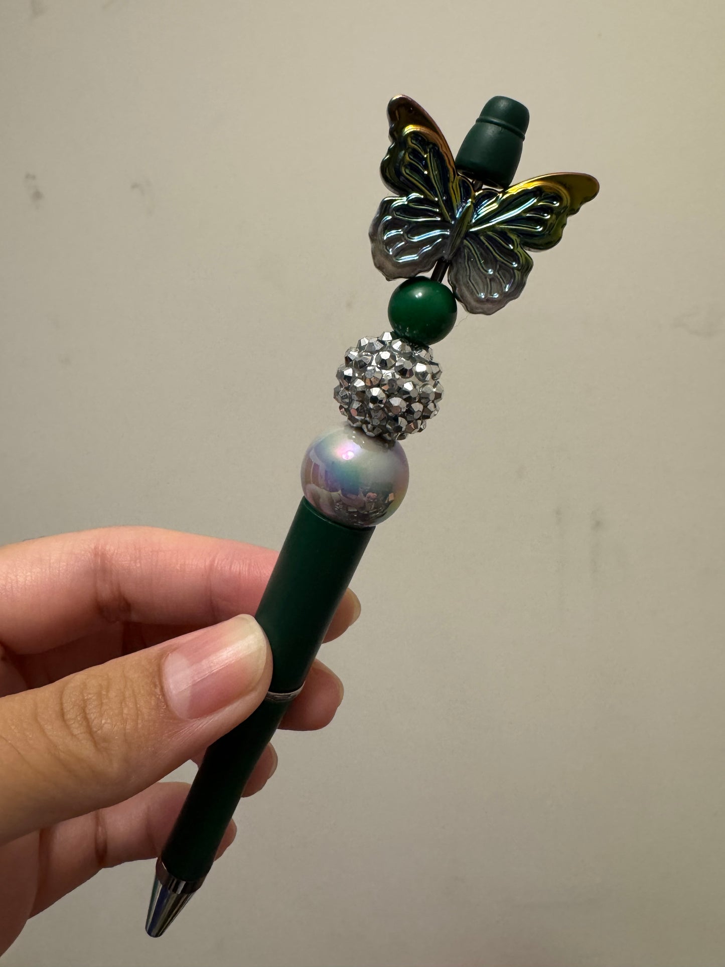Butterfly beaded pens