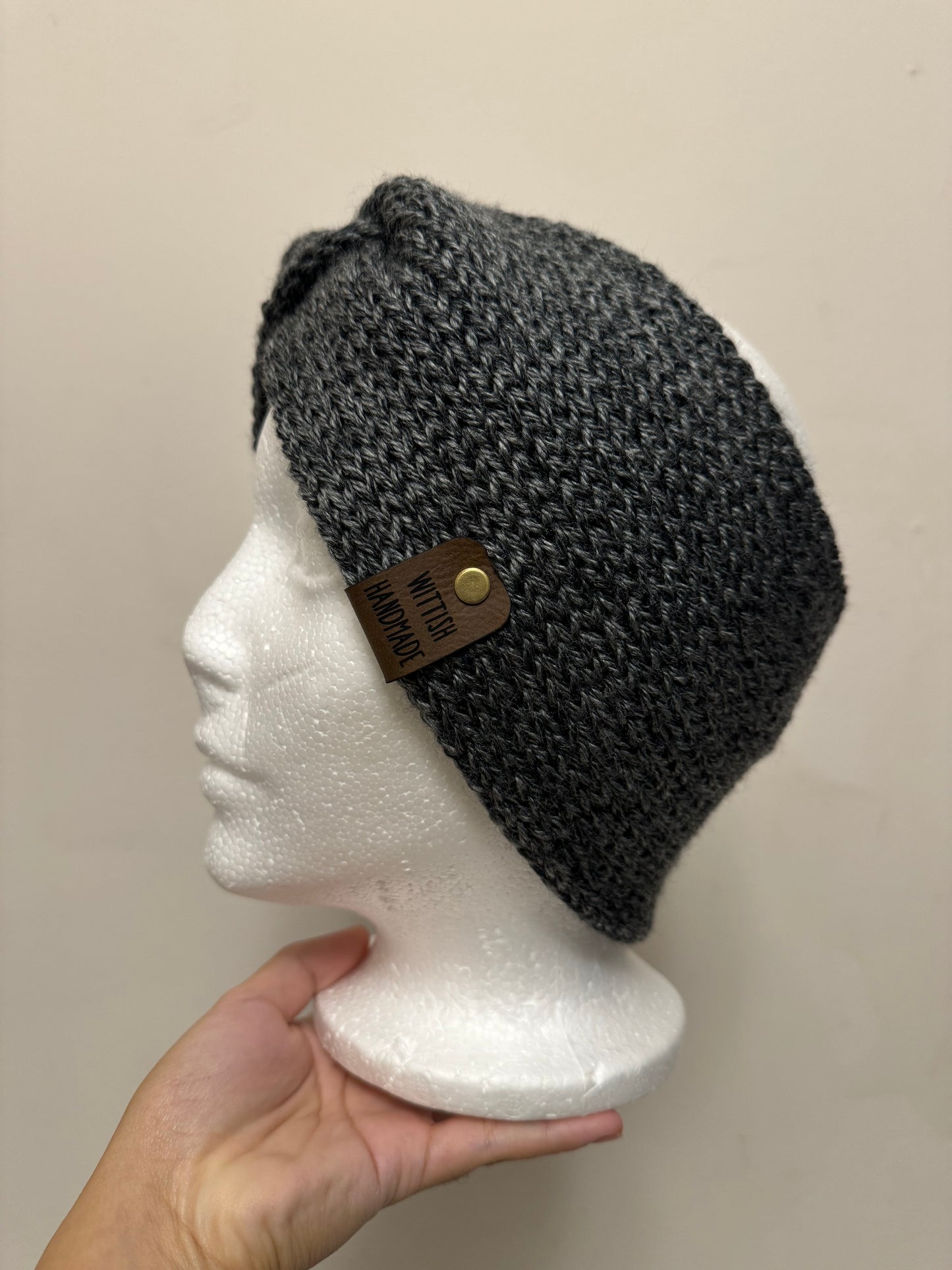 Knitted ear warmer