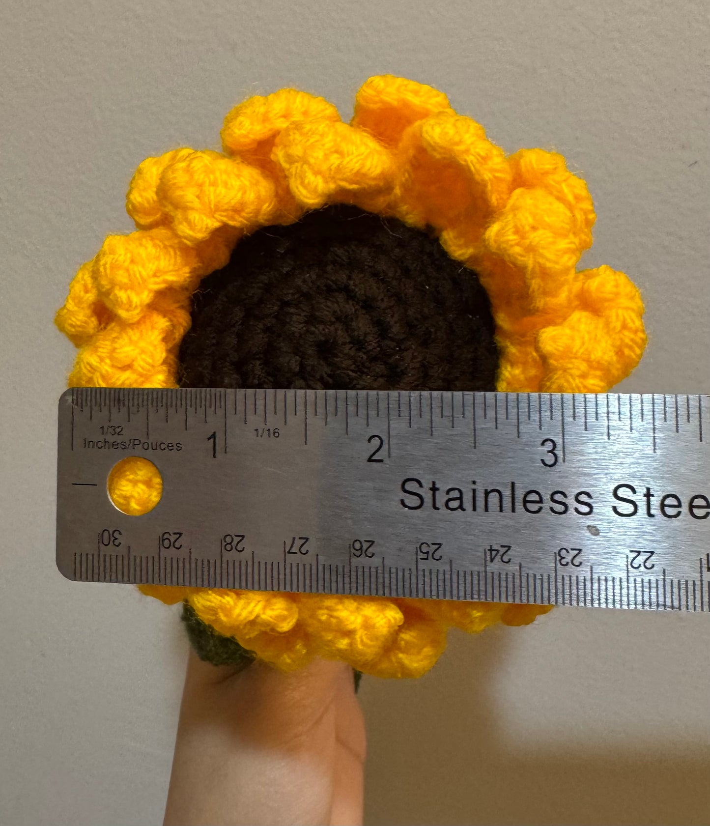Crochet Sunflower || Price Per Piece || Description below (Click to choose size)