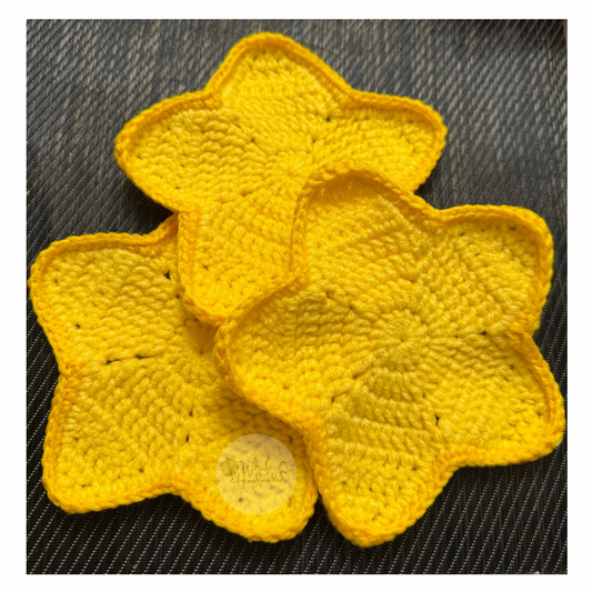 Crochet Star Coaster (3pcs)