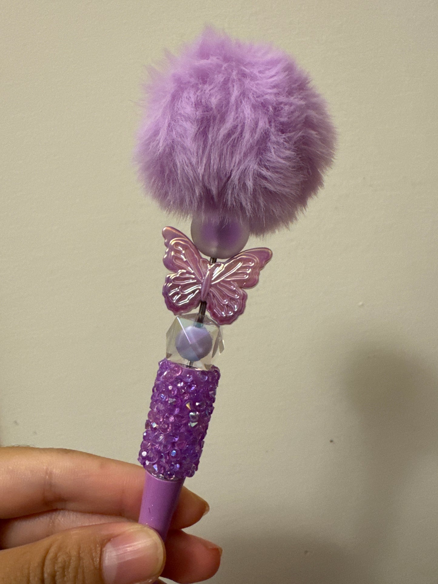 POMPOM AND BUTTERFLY PEN (Click here for more)