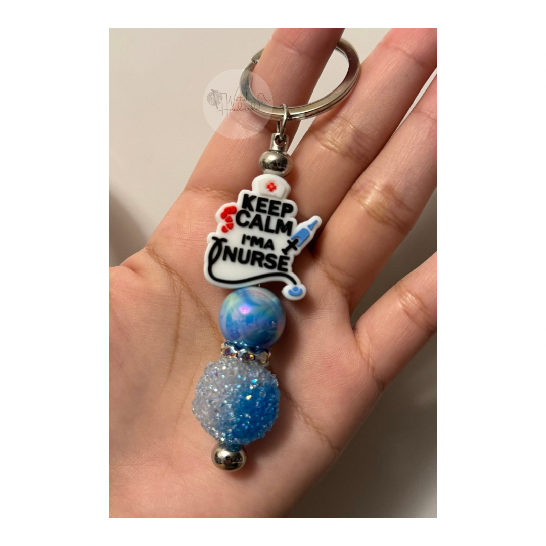 “Keep Calm Im a Nurse “ Keychain