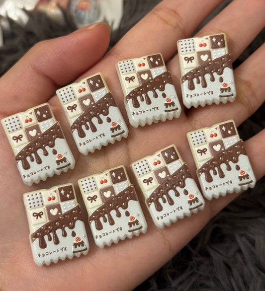 chocolate beads #2 (8pcs)