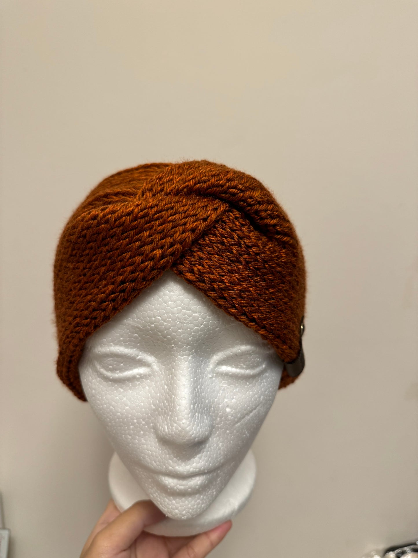 Knitted ear warmer