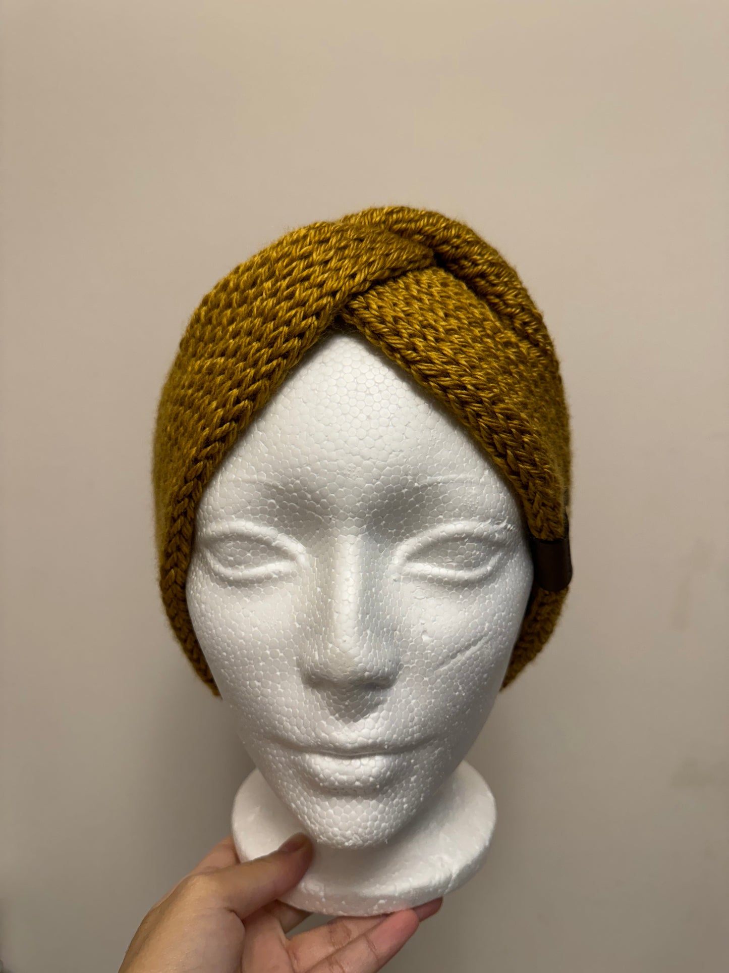 Knitted ear warmer